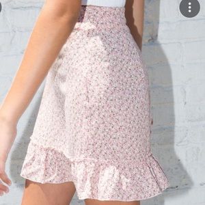 Pink Floral Skirt
